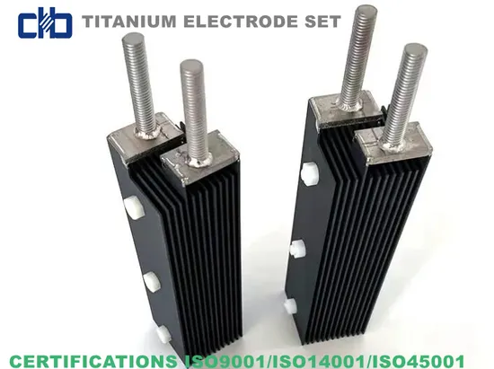 Mmo Titanium Anode Electrode Group for 200g Sodium Hypochlorite Generator 