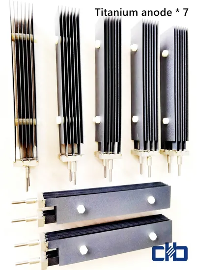 Titanium Electrode Set (Anode *3 + Cathode *3) 