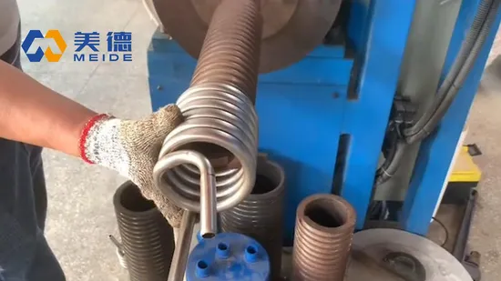 Titanium Customized Titanium Alloy Material Ta5 Gr6 Ta7 Gr9 Ta8 Gr10 Water Tank Cooling and Heating Coil 