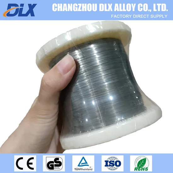 High Purity Ultra Thin 99.98% Pure Nickel Wire Price 0.025mm Nickel 201/Nickel 200 